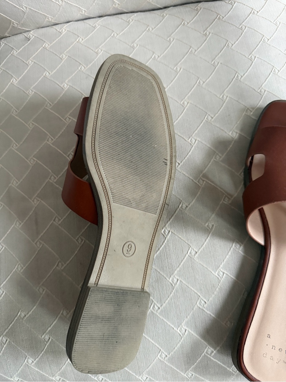a new day Brown Cutout Slide Sandals - Picture 3 of 4